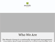 Tablet Screenshot of groupmosaic.com